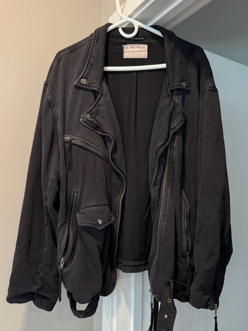We the free People Black Moto Jacket